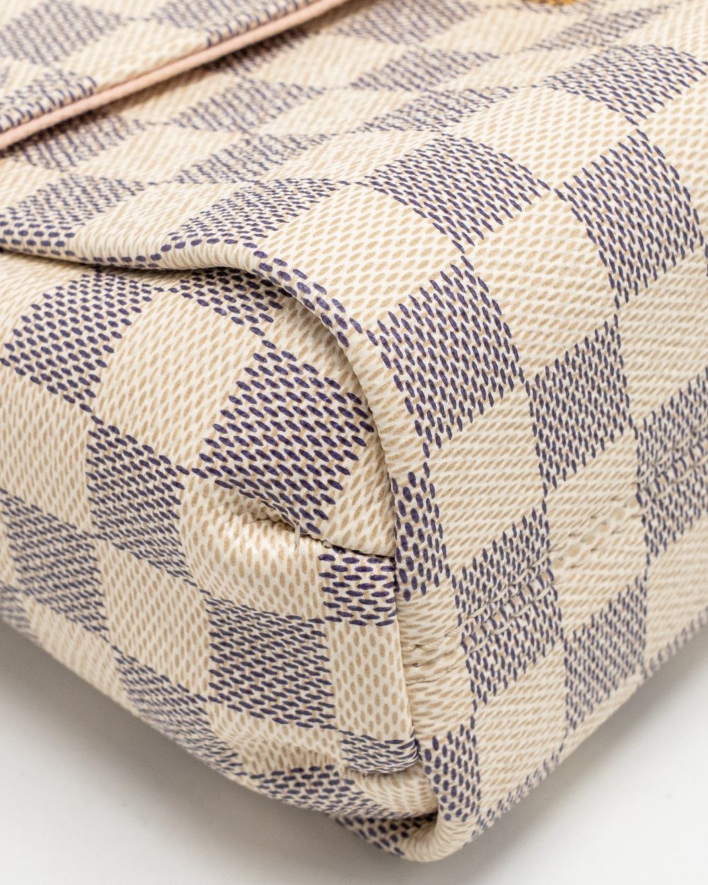 AAA Replica Louis Vuitton LV CROISETTE DAMIER AZUR CANVAS GHW