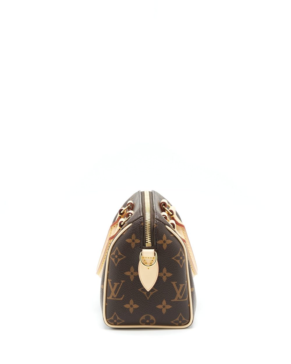 AAA Replica Louis Vuitton LV SPEEDY BANDOULIERE 20 MONOGRAM CANVAS/BLACK MULTICOLOUR STRAP