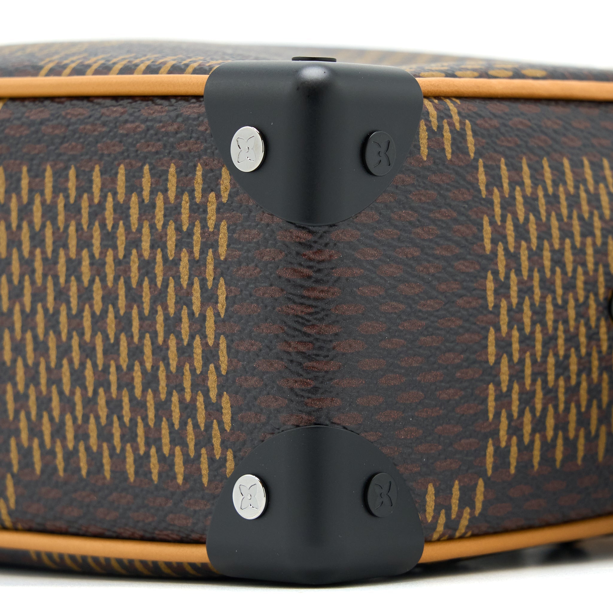AAA Replica Louis Vuitton LV MINI SOFT TRUNK LIMITED EDITION SUTURES TOILES BLACK HARDWARE