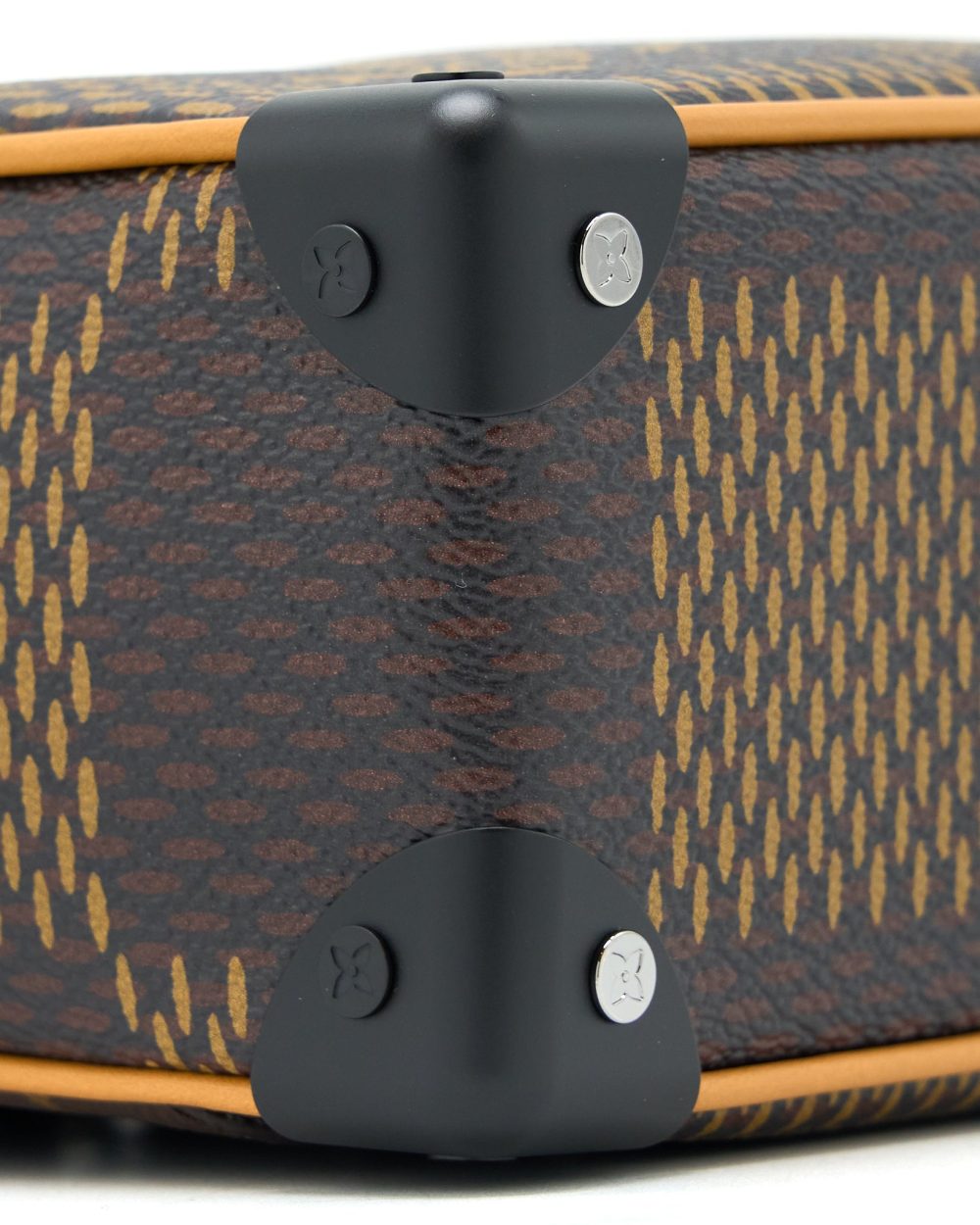 AAA Replica Louis Vuitton LV MINI SOFT TRUNK LIMITED EDITION SUTURES TOILES BLACK HARDWARE