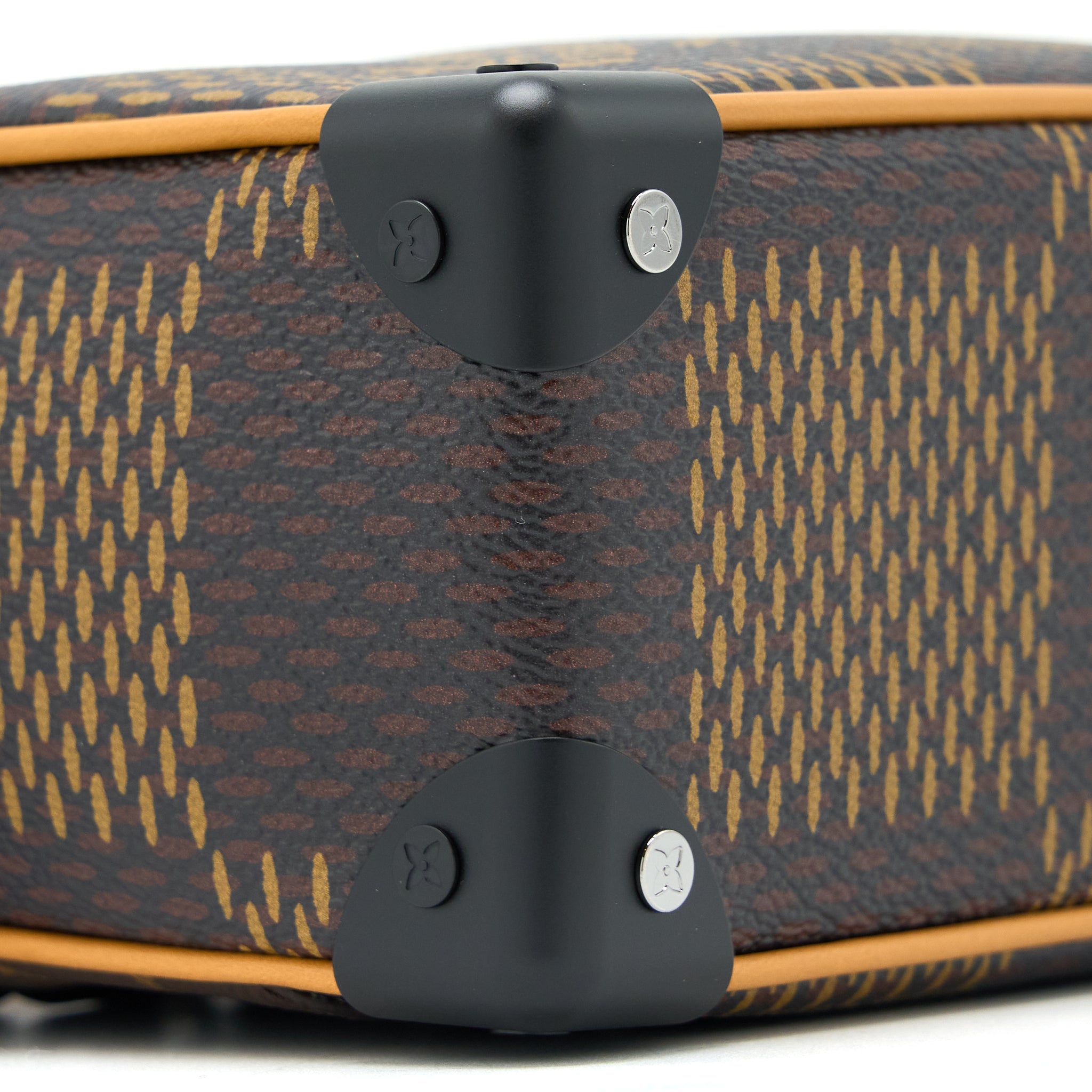 AAA Replica Louis Vuitton LV MINI SOFT TRUNK LIMITED EDITION SUTURES TOILES BLACK HARDWARE