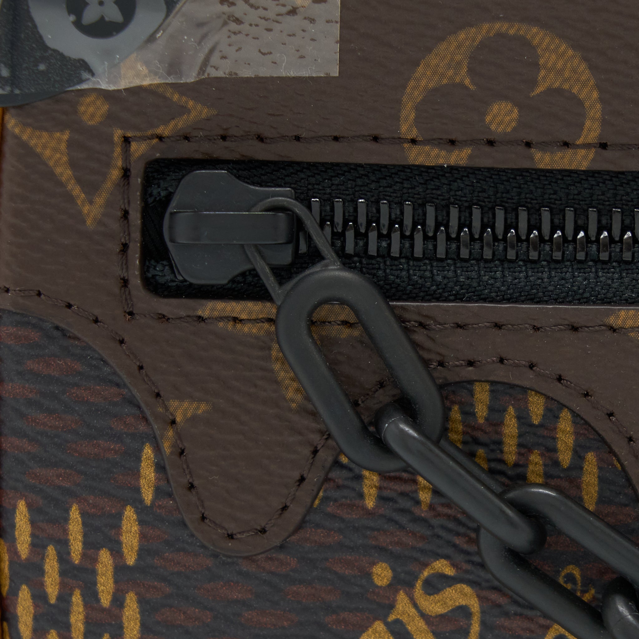 AAA Replica Louis Vuitton LV MINI SOFT TRUNK LIMITED EDITION SUTURES TOILES BLACK HARDWARE
