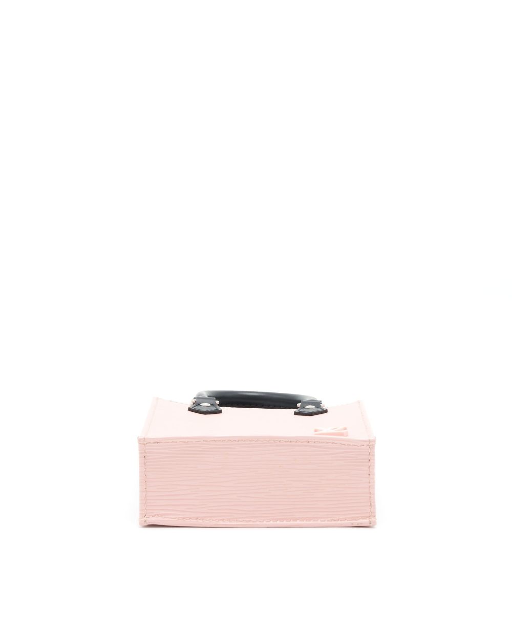 AAA Replica Louis Vuitton LV PETIT SAC PLAT EPI LIGHT PINK/BLACK SHW