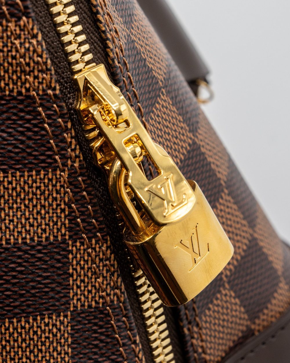 AAA Replica Louis Vuitton LV ALMA PM DAMIER EBENE GHW