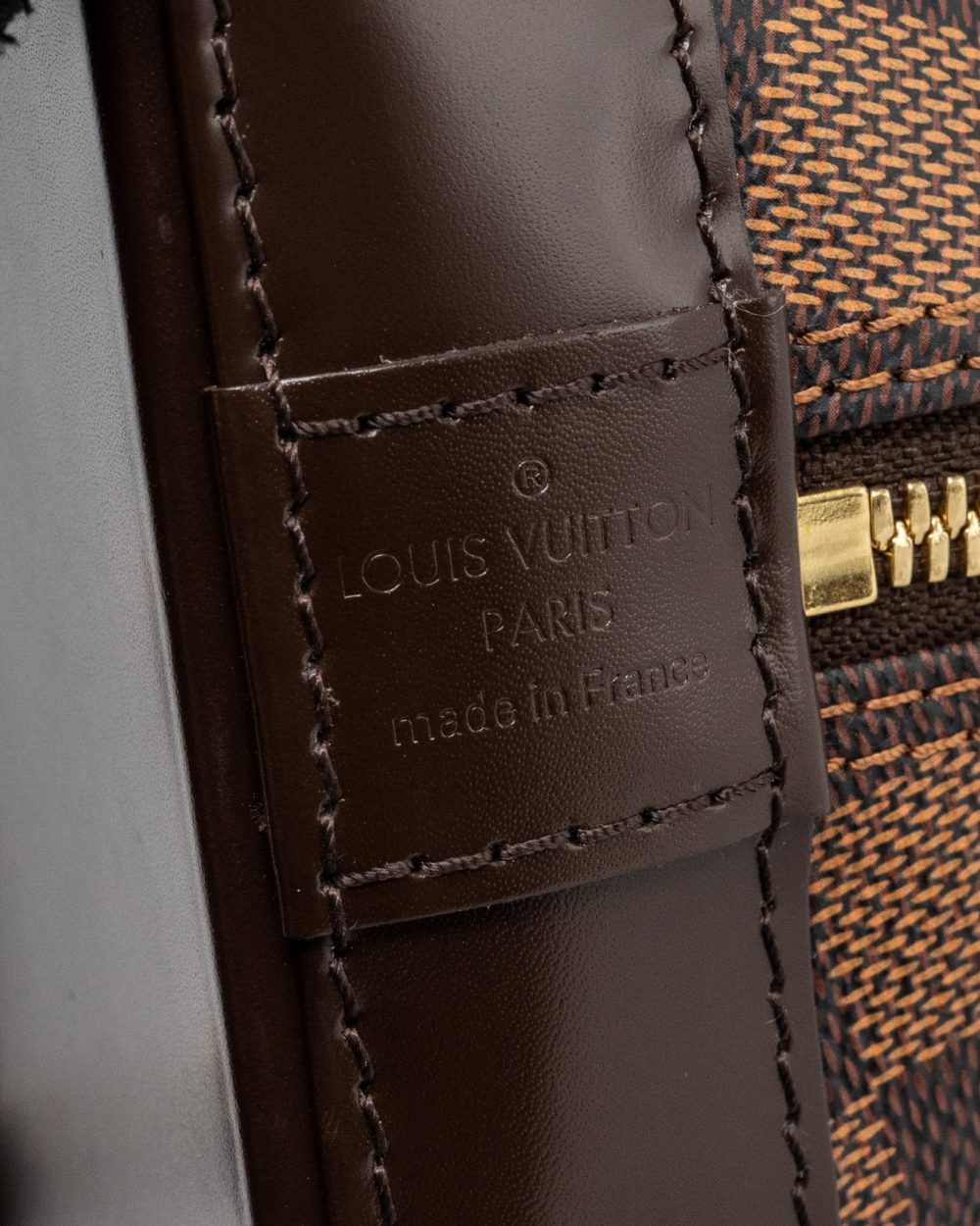 AAA Replica Louis Vuitton LV ALMA PM DAMIER EBENE GHW