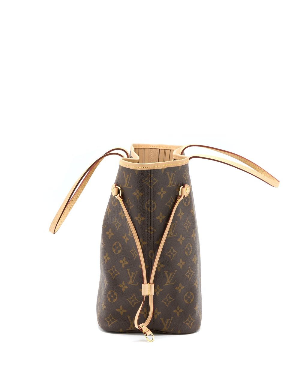 AAA Replica Louis Vuitton LV NEVERFULL MM MONOGRAM CANVAS / BEIGE LGHW