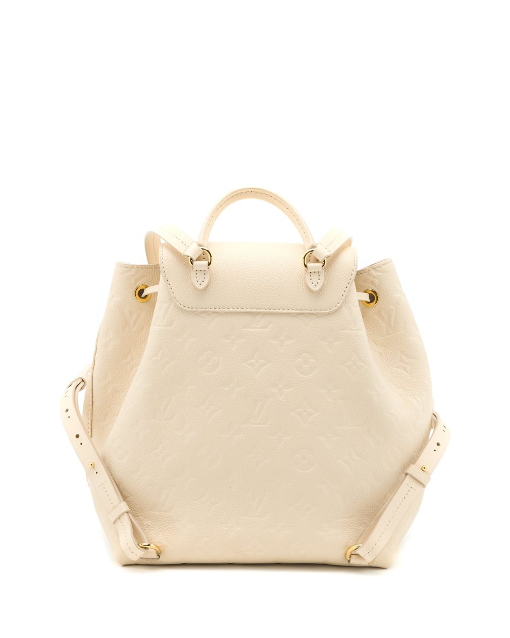 AAA Replica Louis Vuitton LV MONTSOURIS BACKPACK MONOGRAM EMPREINTE CREAM GHW