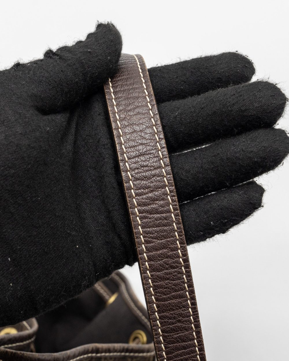 AAA Replica Louis Vuitton LV LIN NOE BAG FABRIC/LEATHER EBENE GHW