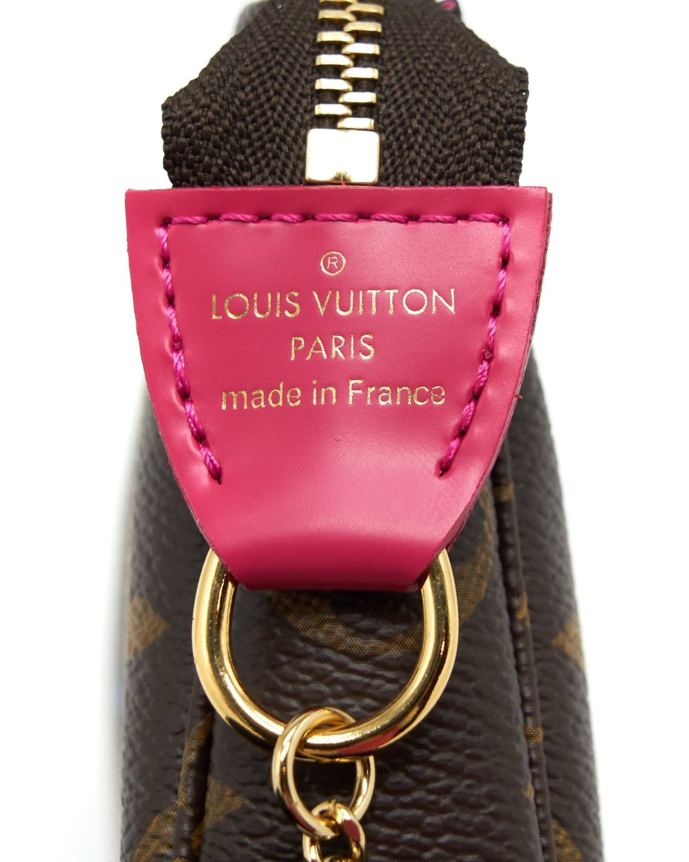 AAA Replica Louis Vuitton LV MINI POCHETTE ACCESSORIES LIMITED EDITION MONOGRAM CANVAS GHW