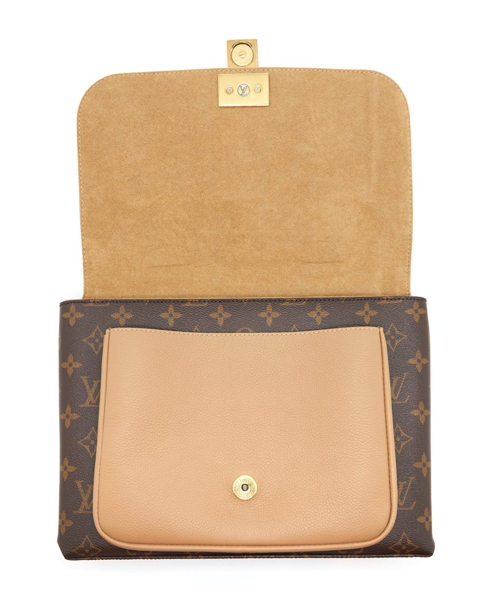 AAA Replica Louis Vuitton LV MARIGNAN TOP HANDLE BAG SESAME MONOGRAM CANVAS GHW