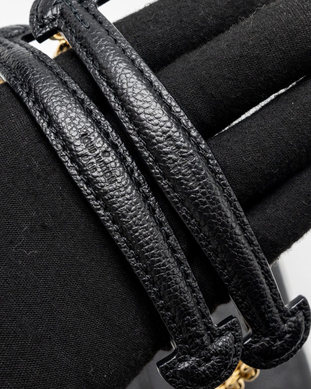 AAA Replica Louis Vuitton LV VAVIN BB MONOGRAM EMPREINTE CALFSKIN BLACK GHW