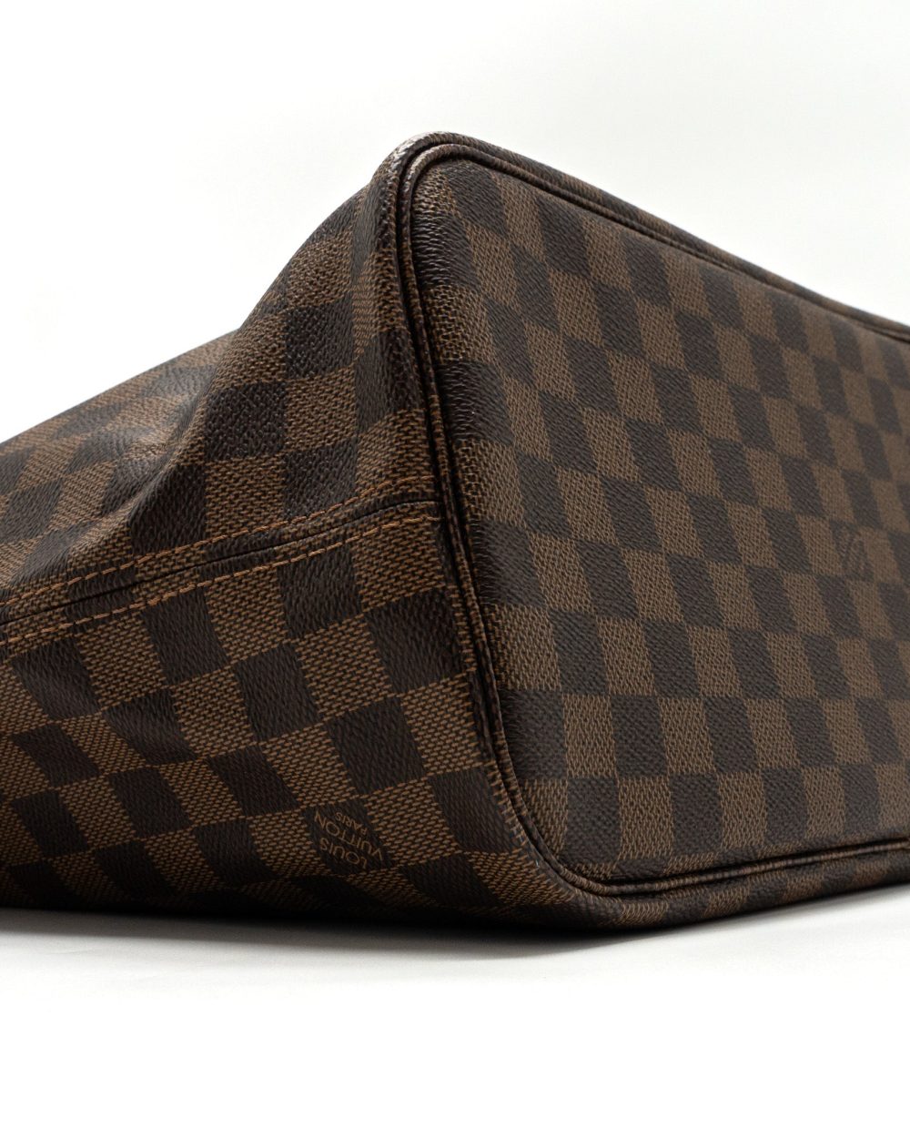 AAA Replica Louis Vuitton LV NEVERFULL MM MONOGRAM DAMIER EBENE CANVAS / ROSE BALLERINA GHW