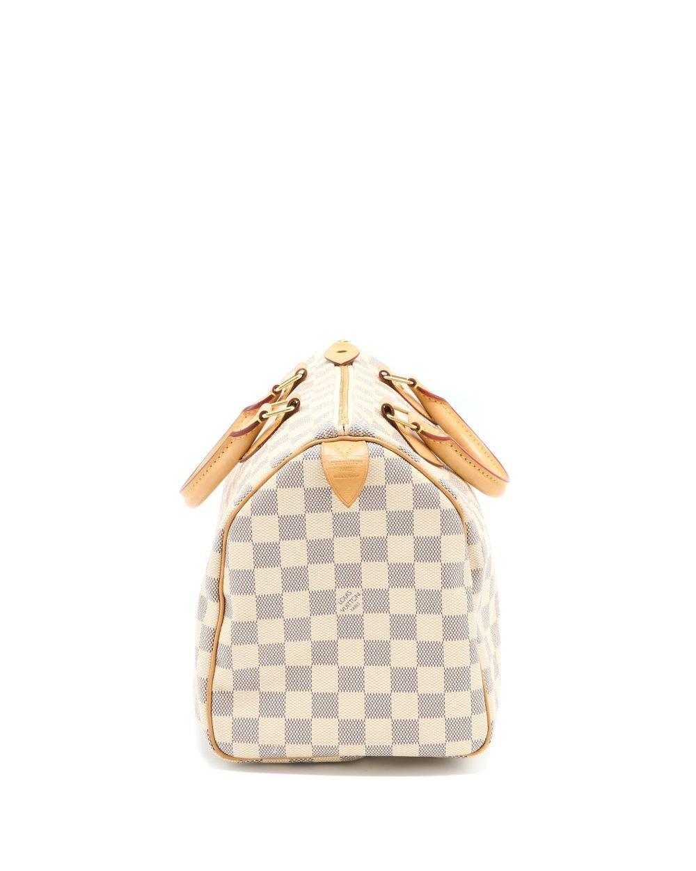 AAA Replica Louis Vuitton LV SPEEDY 30 DAMIER AZUR CANVAS GHW