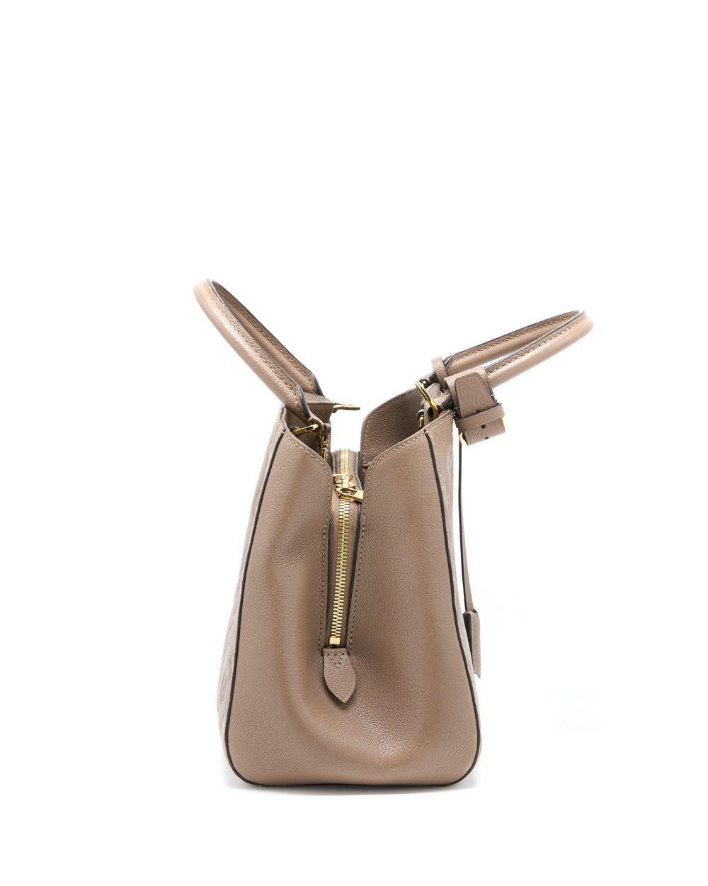 AAA Replica Louis Vuitton LV MONTAIGNE MM MONOGRAM EMPREINTE DARK BEIGE GHW