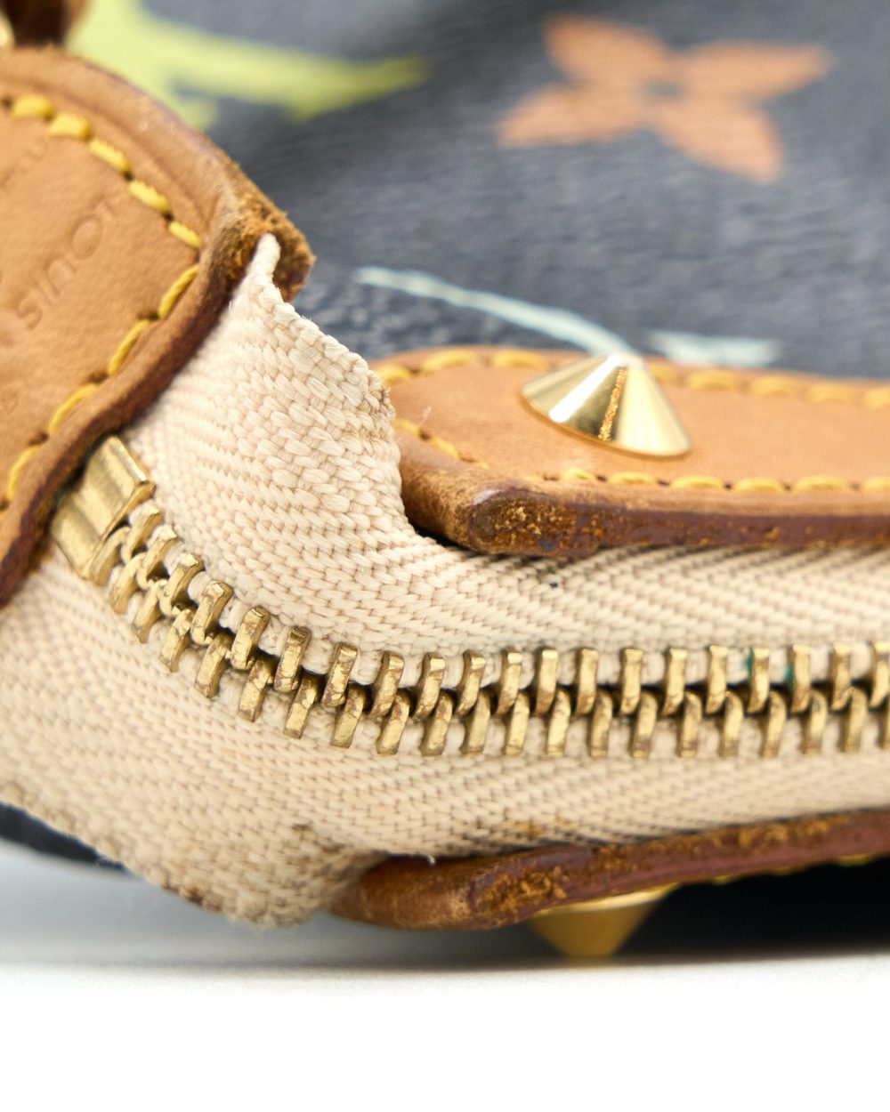 AAA Replica Louis Vuitton LV VINTAGE POCHETTE ACCESSORIES MULTICOLOUR MONOGRAM CANVAS BLACK GHW
