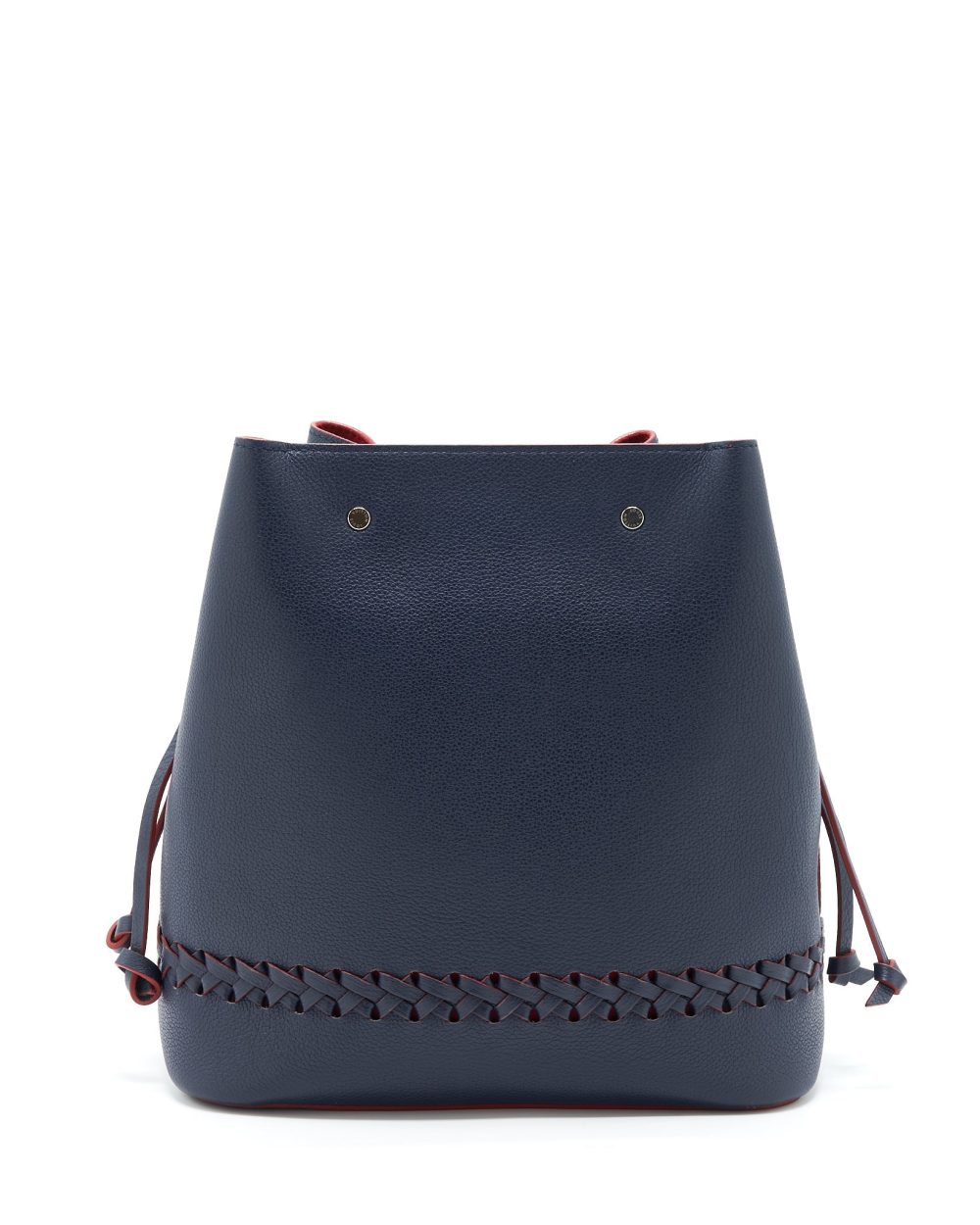 AAA Replica Louis Vuitton LV LOCKME BUCKET BAG NAVY/RED WITH AN EXTRA BAG CHARM SHW