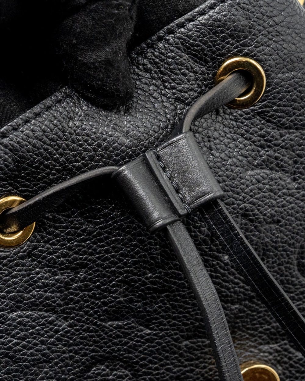 AAA Replica Louis Vuitton LV MONTSOURIS PM BACKPACK MONOGRAM EMPREINTE BLACK GHW