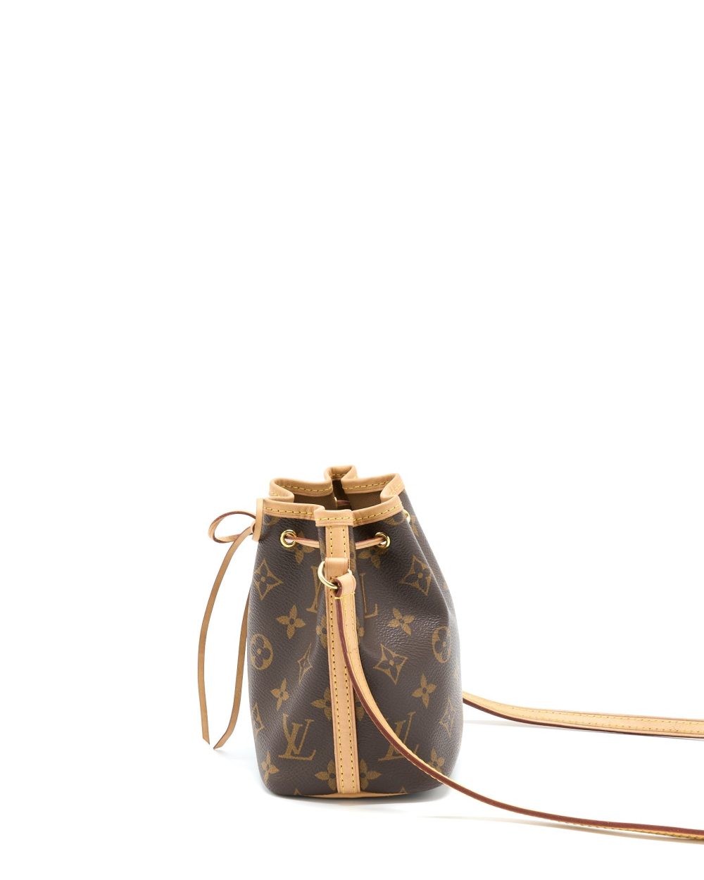 AAA Replica Louis Vuitton LV NANO NOE MONOGRAM CANVAS GHW
