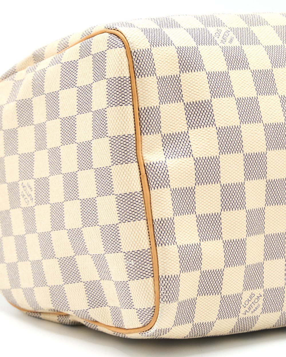 AAA Replica Louis Vuitton LV SPEEDY 30 DAMIER AZUR CANVAS GHW
