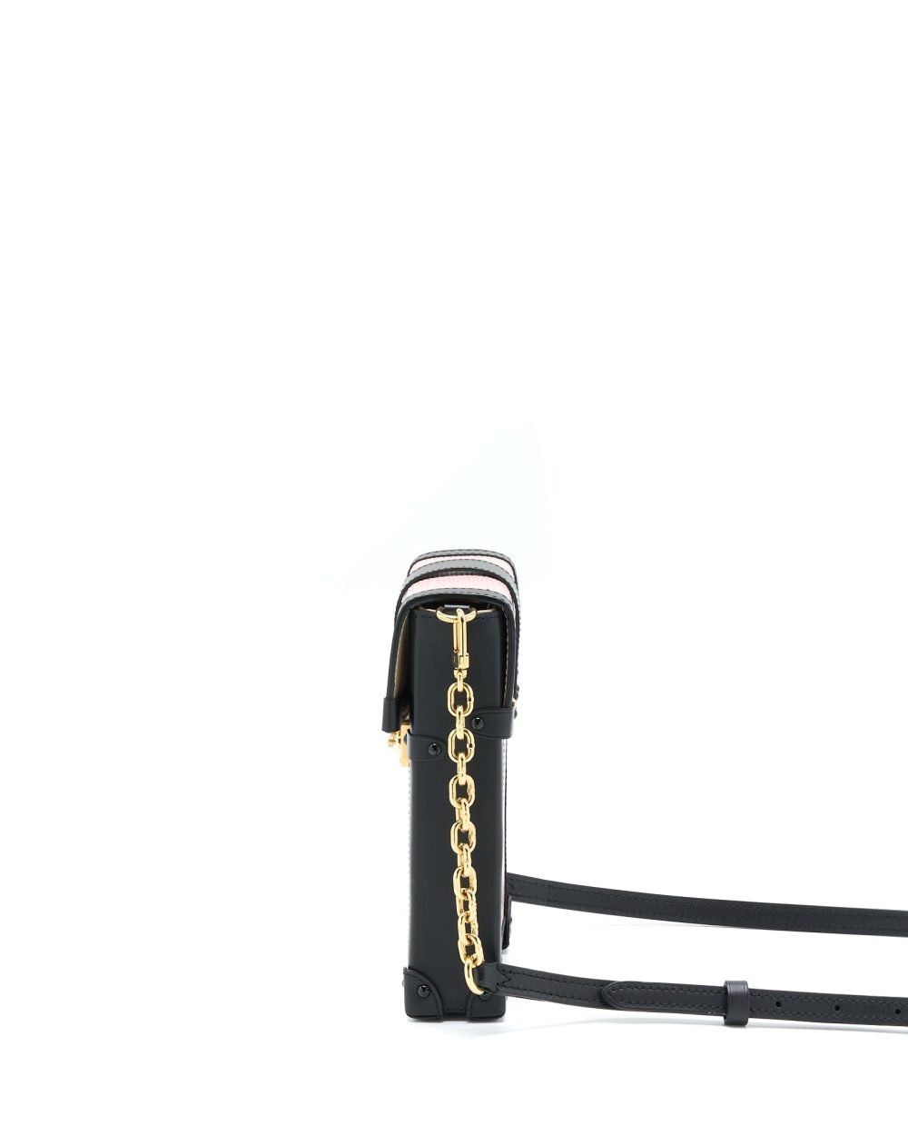 AAA Replica Louis Vuitton LV VERTICAL TRUNK POCHETTE EPI PINK GHW