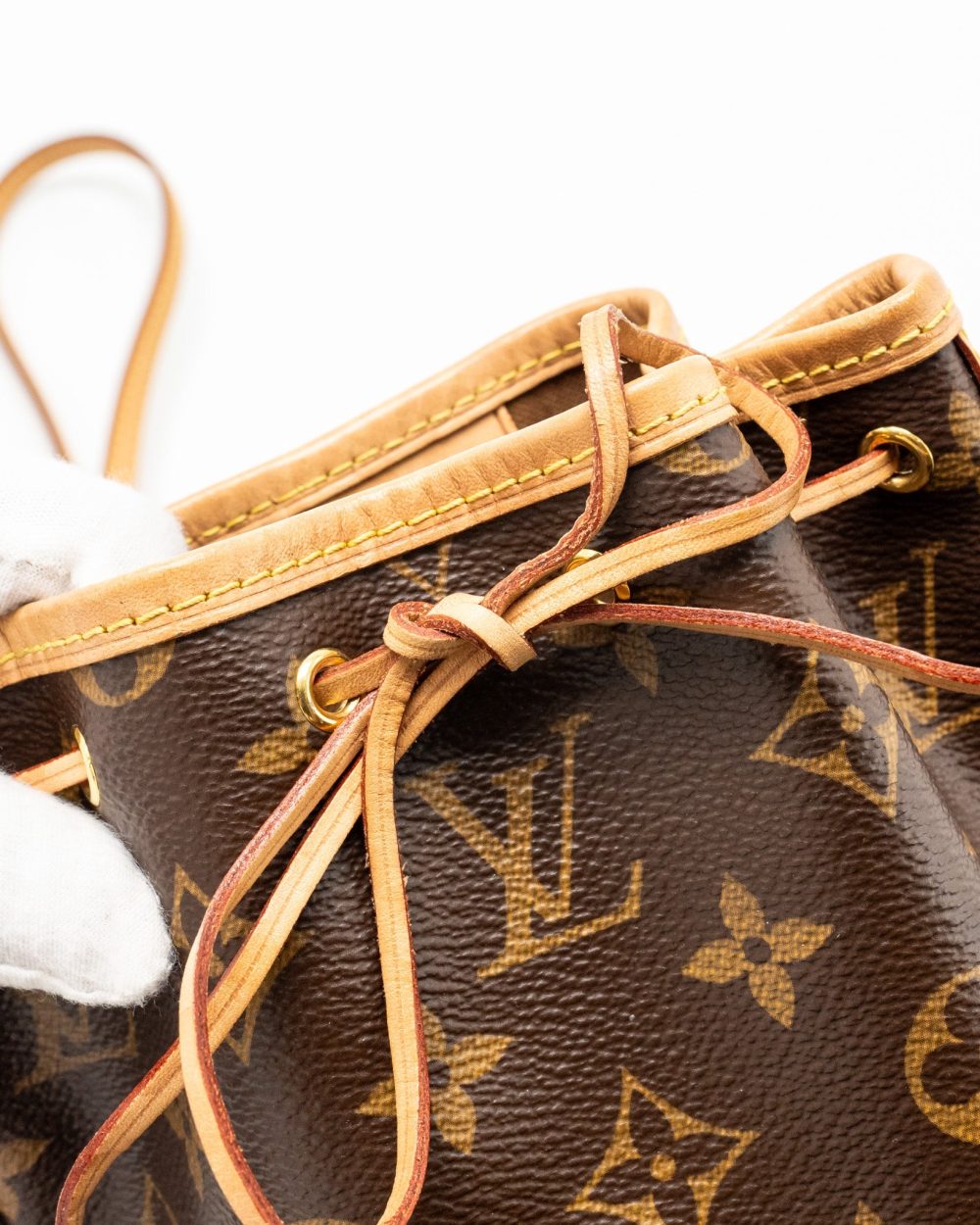 AAA Replica Louis Vuitton LV NANO NOE MONOGRAM CANVAS GHW