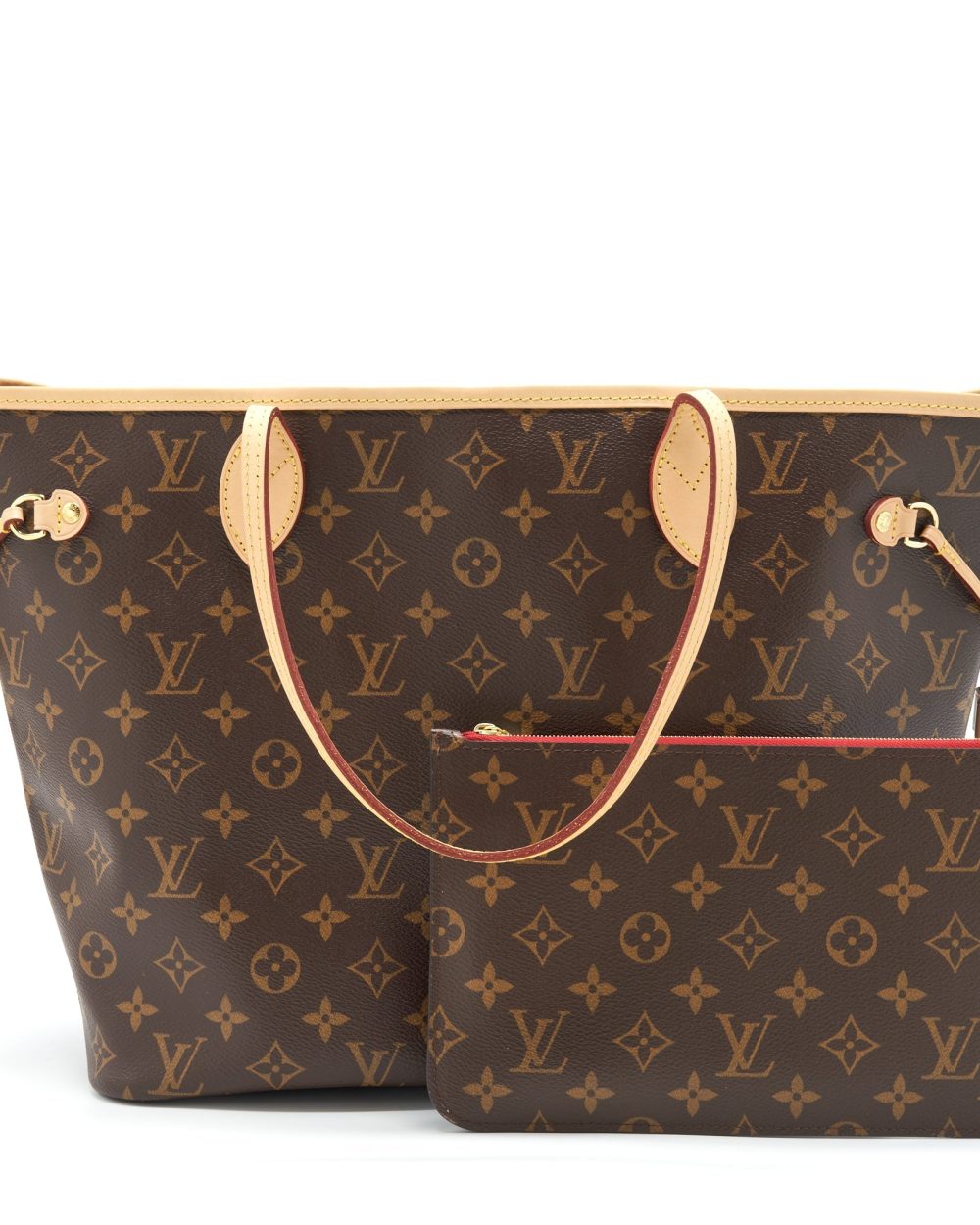AAA Replica Louis Vuitton LV NEVERFULL CHERRY MM MONOGRAM CANVAS GHW