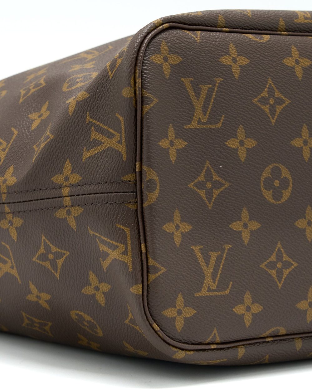 AAA Replica Louis Vuitton LV NEVERFULL MM MONOGRAM CANVAS / BEIGE LGHW