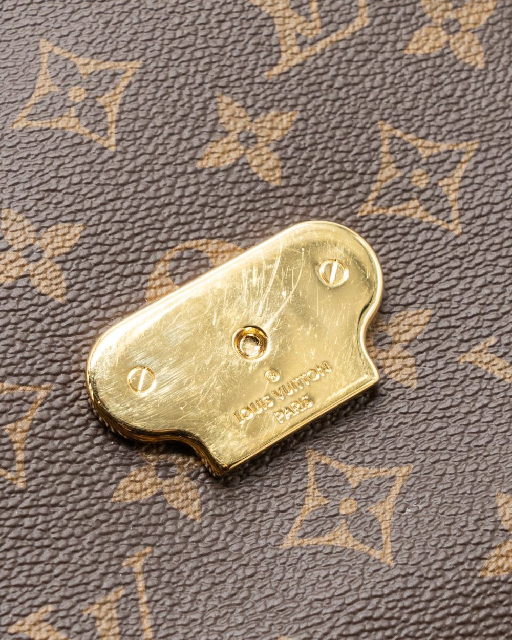 AAA Replica Louis Vuitton LV PALLAS CHAIN BAG MONOGRAM CANVAS/ LEATHER CERISE GHW