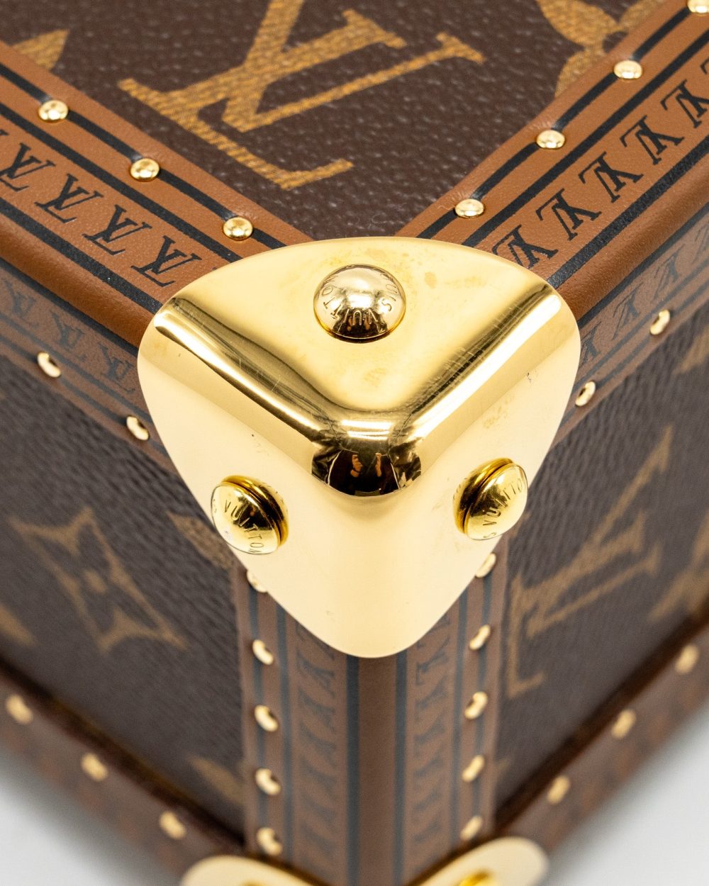 AAA Replica Louis Vuitton LV CAMERA BOX TRUNK MONOGRAM CANVAS/LEATHER GHW