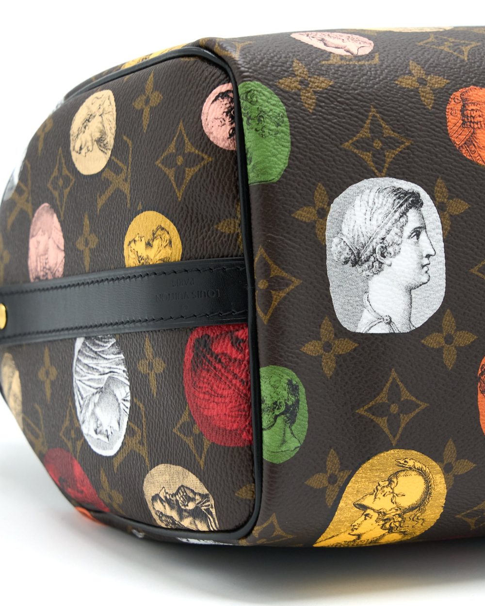 AAA Replica Louis Vuitton LV X FORNASETTI SPEEDY BANDOULIERE 25 MULTICOLOUR MONOGNRAM CANVAS GHW (NEW VERSION)