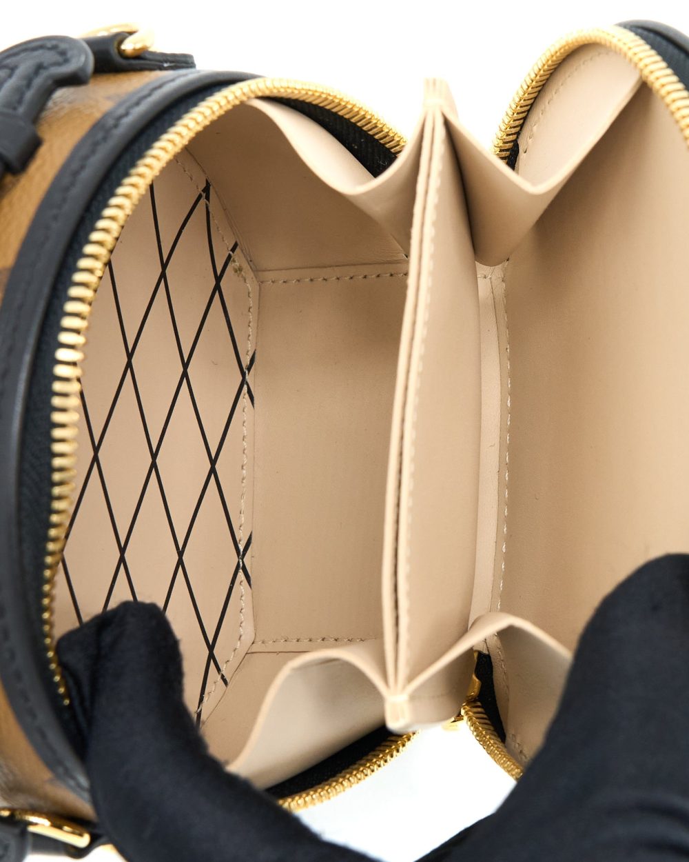 AAA Replica Louis Vuitton LV MINI BOITE CHAPEAU REVERSE MONOGRAM CANVAS GHW