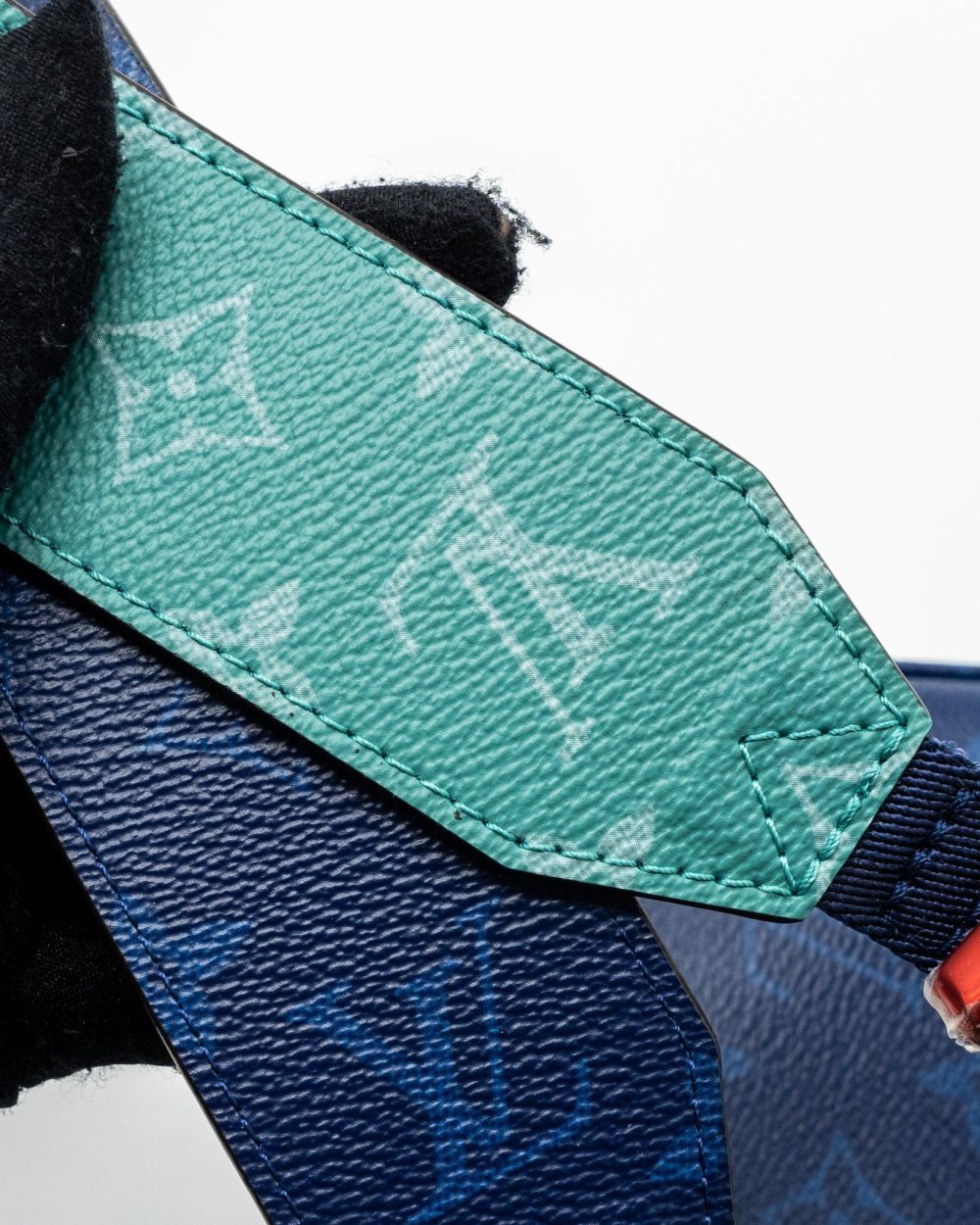 AAA Replica Louis Vuitton LV MESSENGER BAG MONOGRAM CANVAS PACIFIC BLUE/ MULTICOLOUR HARDWARE