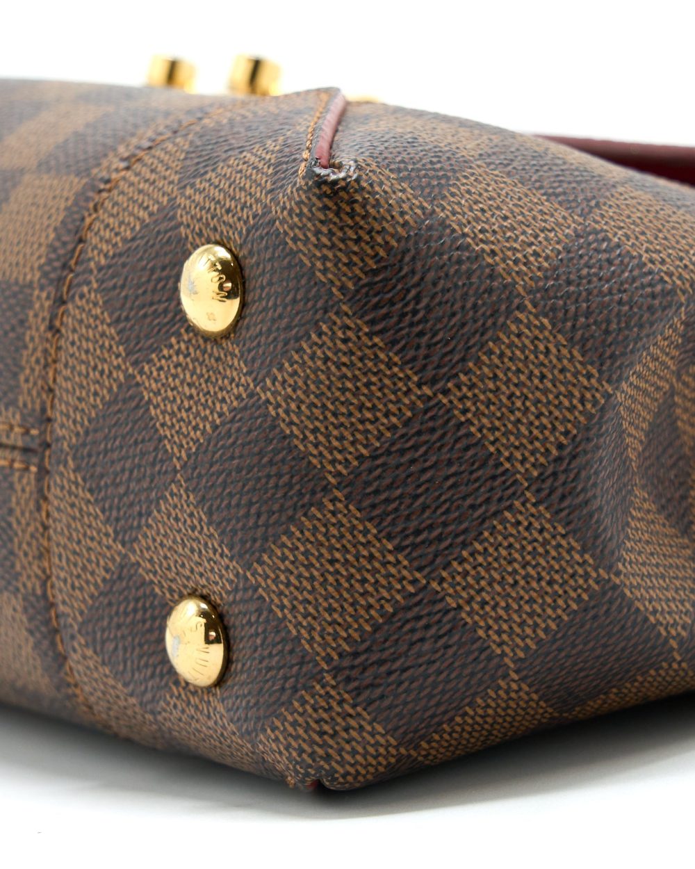 AAA Replica Louis Vuitton LV FLAP CHAIN BAG DAMIER EBENE GHW