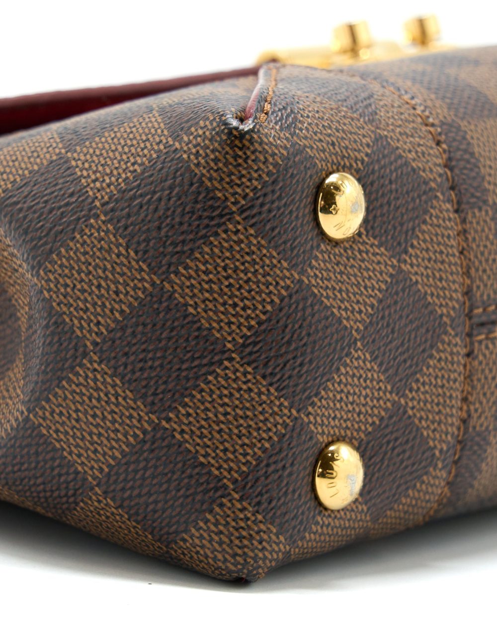 AAA Replica Louis Vuitton LV FLAP CHAIN BAG DAMIER EBENE GHW
