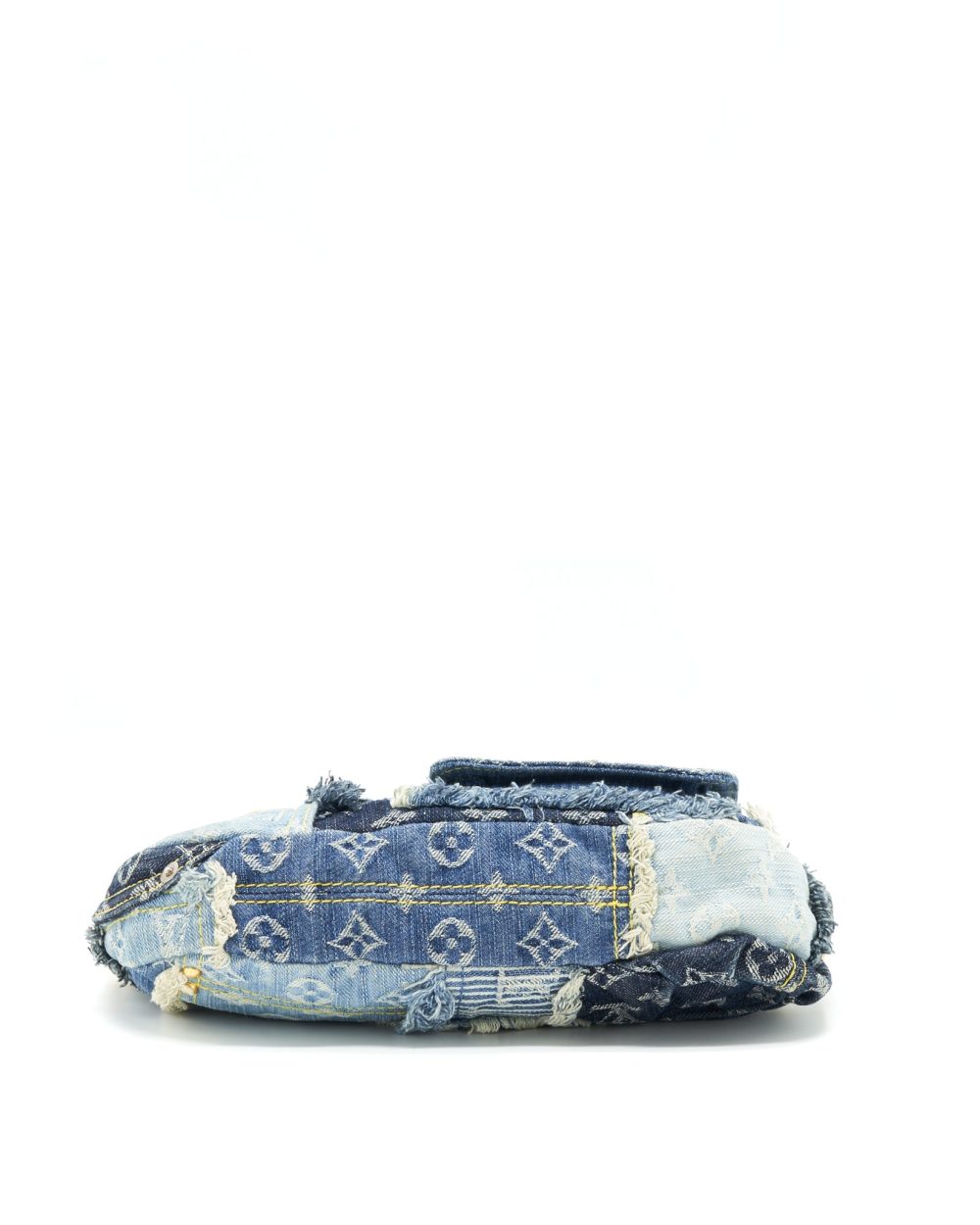 AAA Replica Louis Vuitton LV VINTAGE DENIM SHOULDER BAG MULTICOLOUR