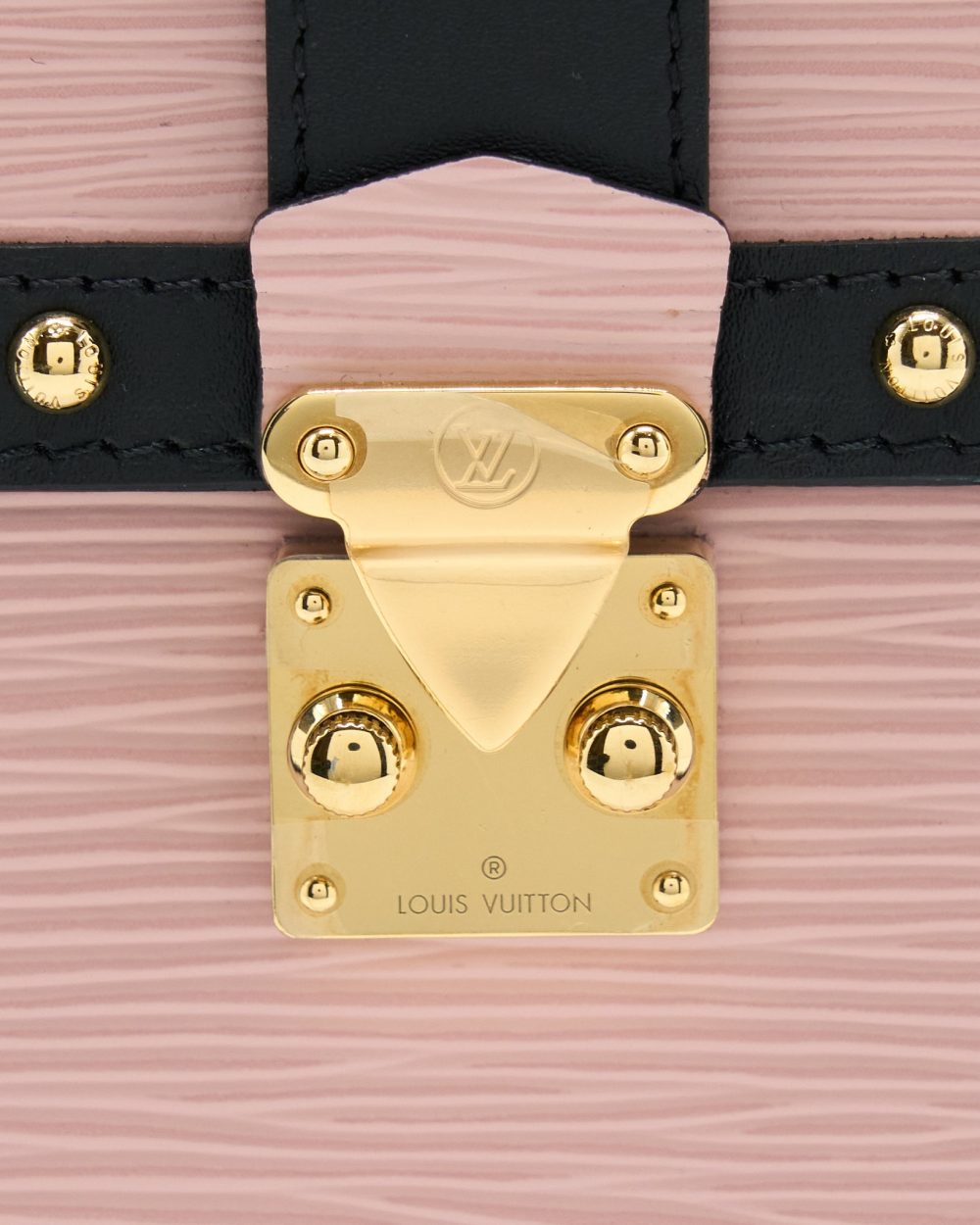 AAA Replica Louis Vuitton LV VERTICAL TRUNK POCHETTE EPI PINK GHW