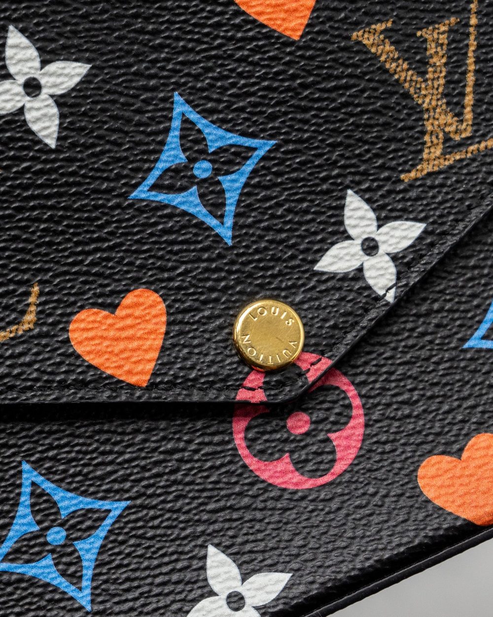 AAA Replica Louis Vuitton LV FELICIE POCHETTE GAME ON LIMITED EDITION MONOGRAM CANVAS GHW