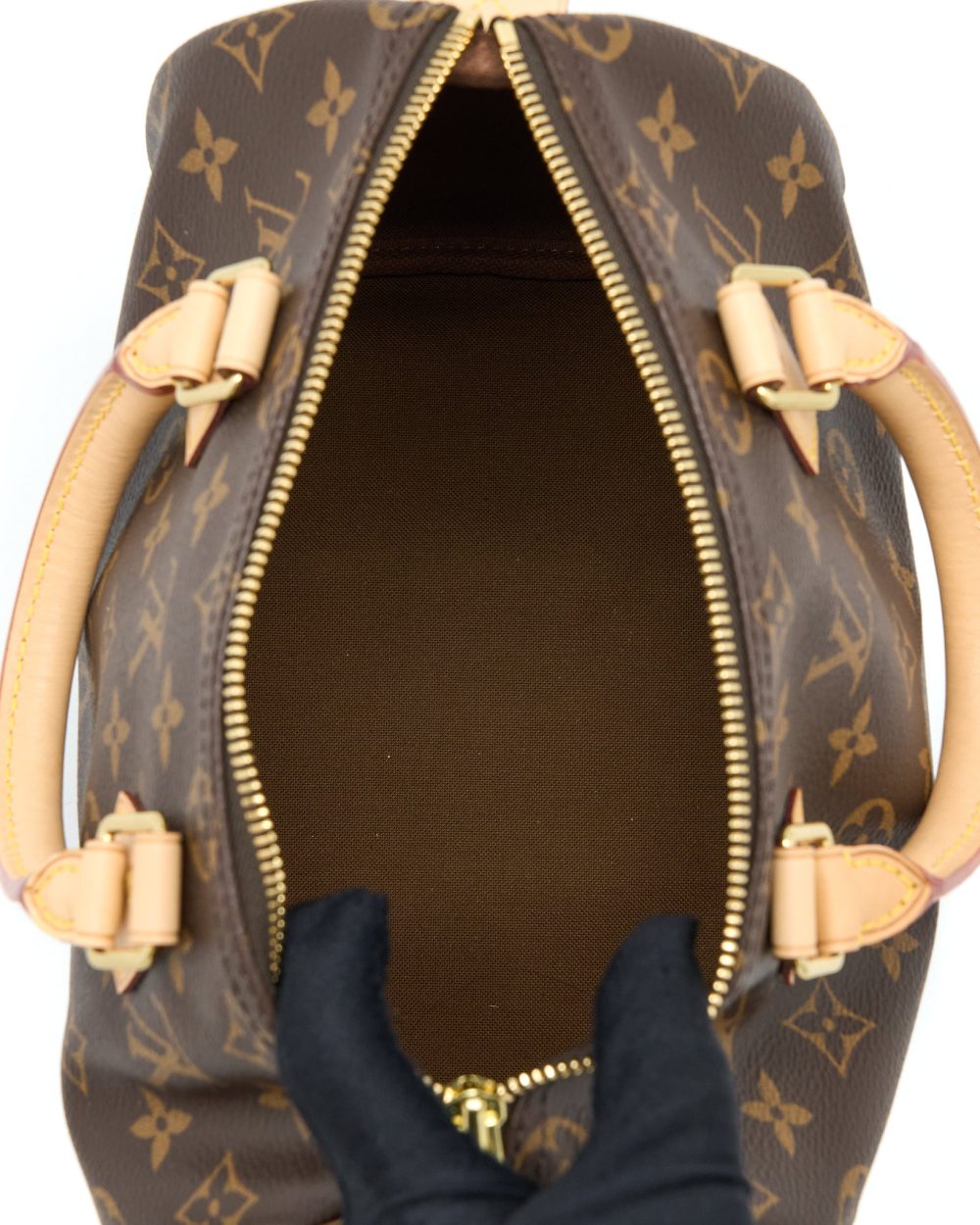 AAA Replica Louis Vuitton LV SPEEDY 25 MONOGRAM CANVAS GHW