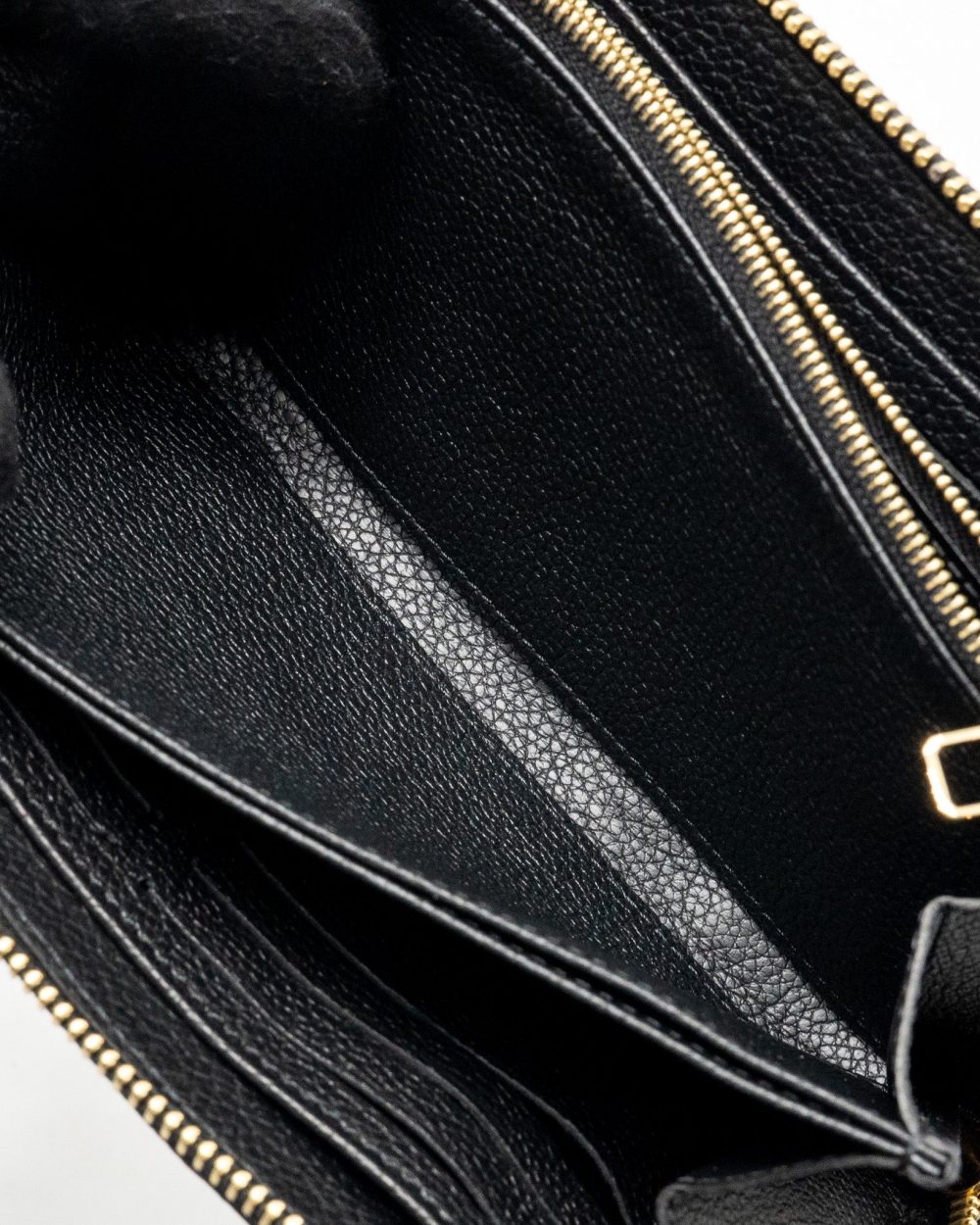 AAA Replica Louis Vuitton LV ZIPPY LONG WALLET EMBOSSED MONOGRAM EMPREINTE LEATHER BLACK GHW