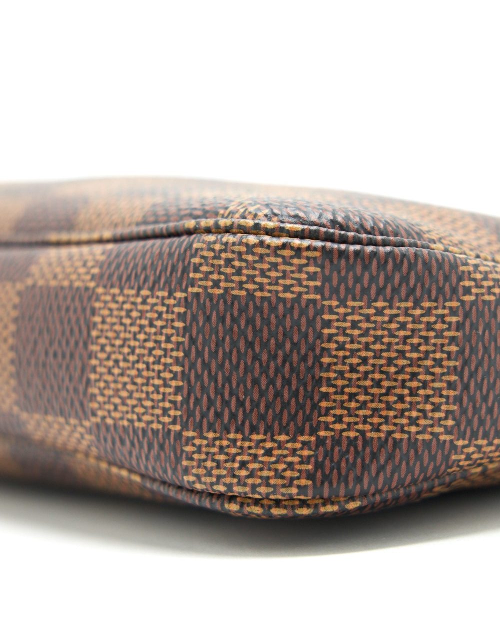 AAA Replica Louis Vuitton LV MINI POCHETTE ACCESSORY DAMIER EBENE GHW