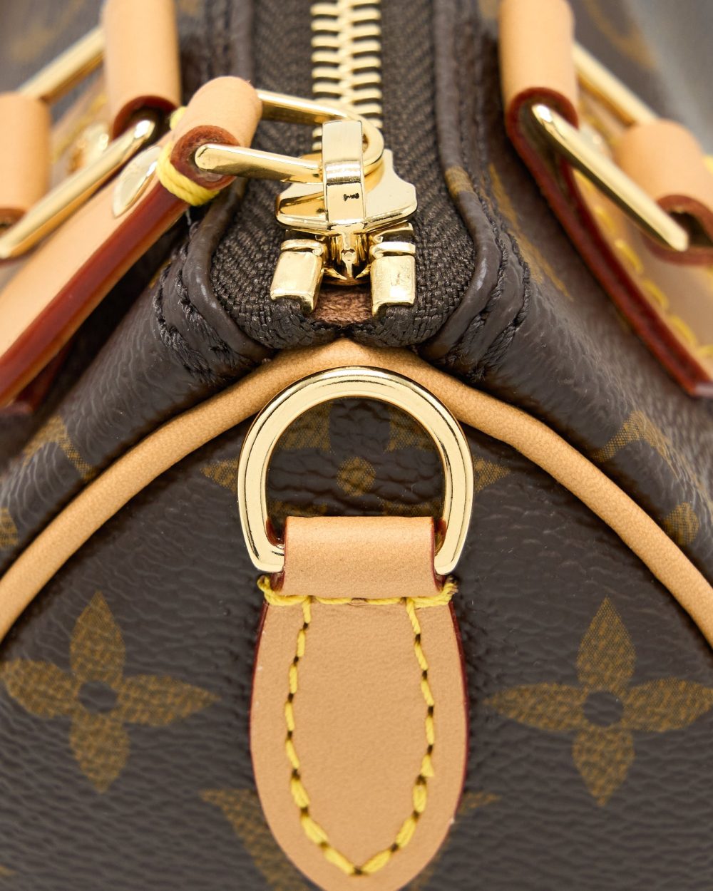 AAA Replica Louis Vuitton LV NANO SPEEDY MONOGRAM CANVAS GHW (NEW VERSION)