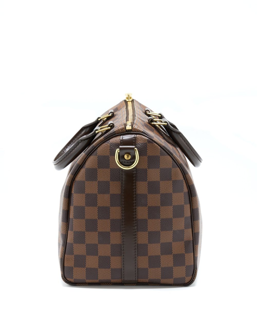 AAA Replica Louis Vuitton LV SPEEDY BANDOULIERE 30 DAMIER EBENE CANVAS