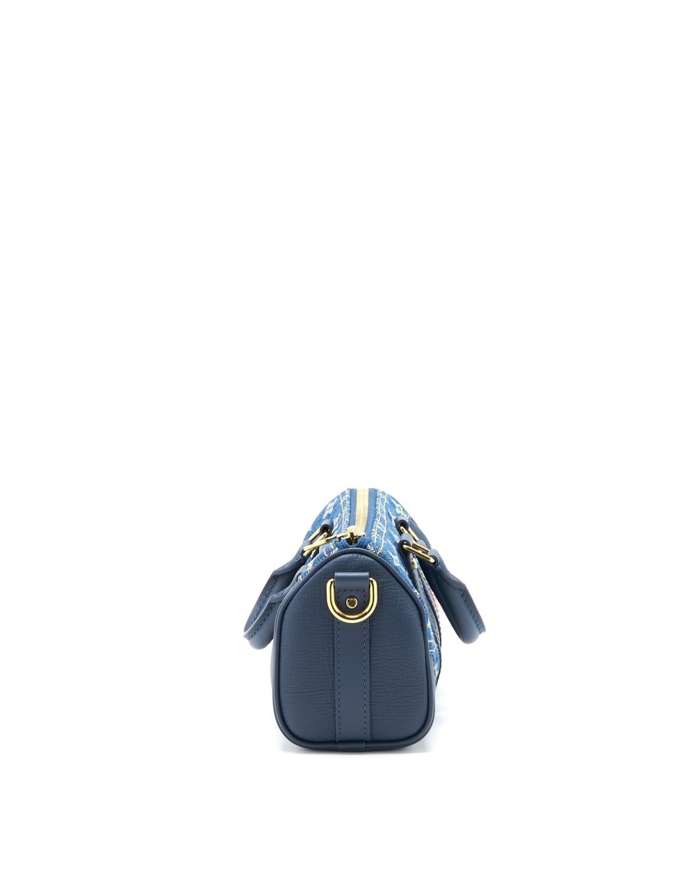AAA Replica Louis Vuitton LV KEEPALL XS MONOGRAM DENIM/LEATHER BLUE GHW