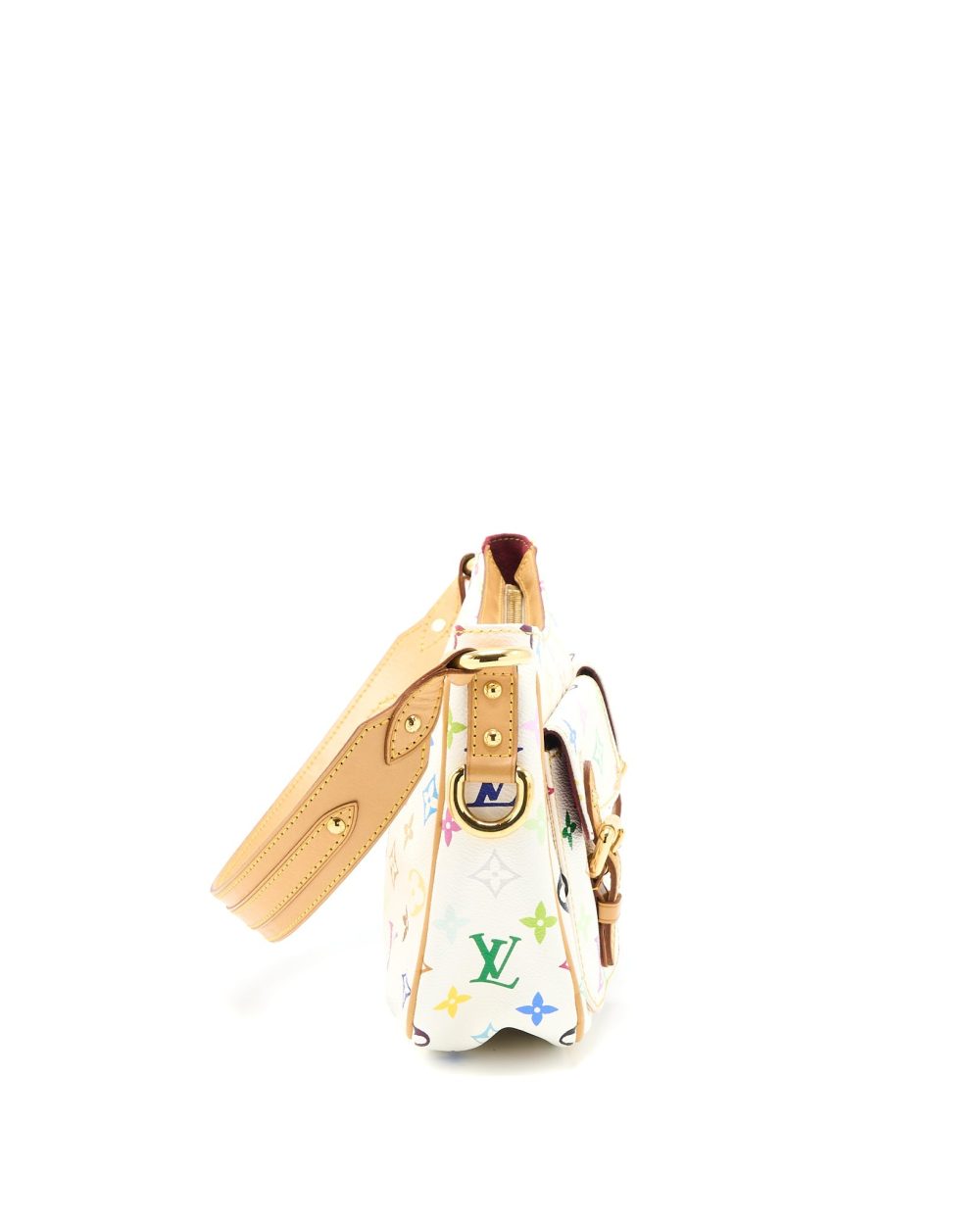AAA Replica Louis Vuitton LV LODGE PM MULTICOLOUR MONOGRAM CANVAS WHITE GHW