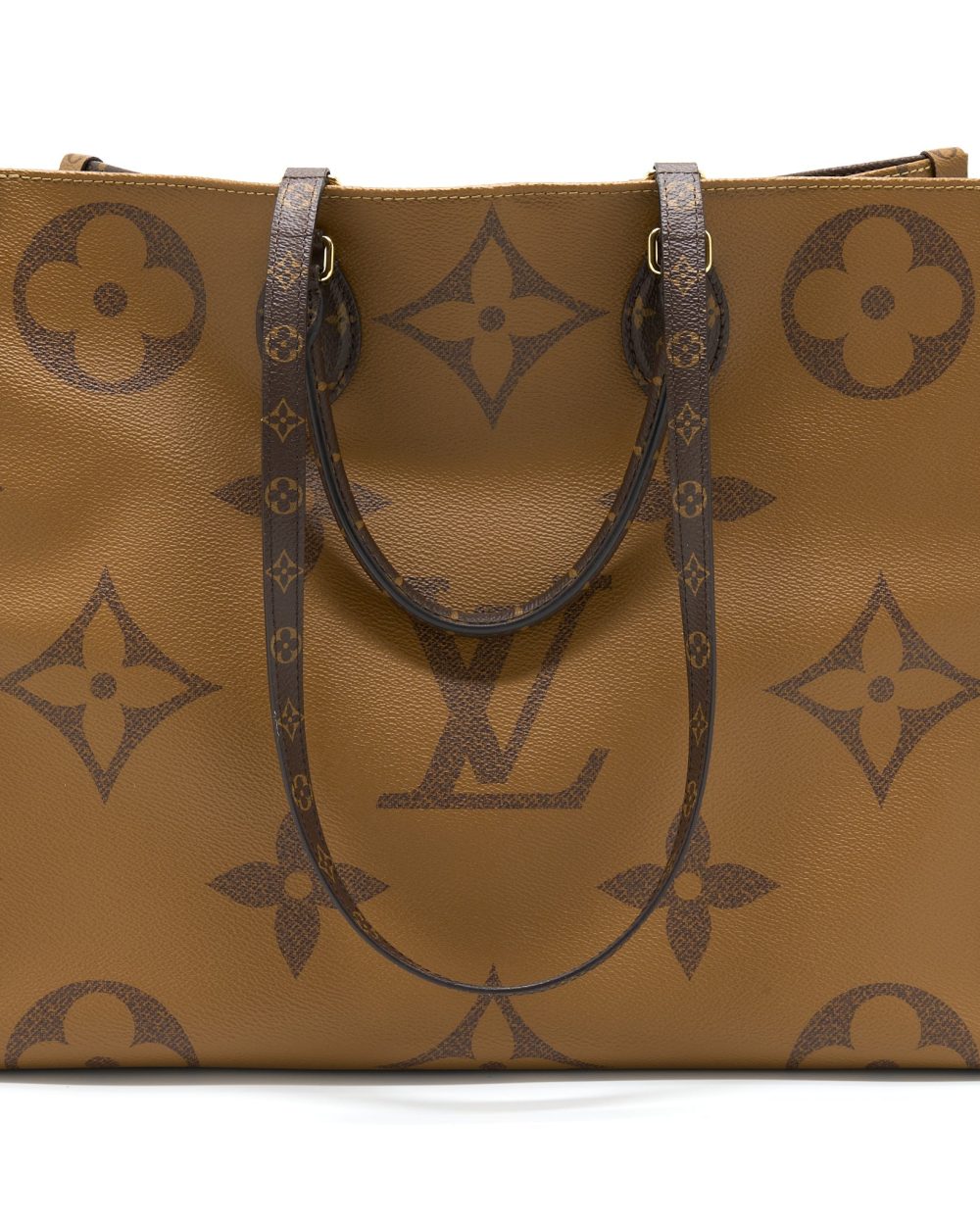 AAA Replica Louis Vuitton LV ON THE GO GM MONOGRAM REVERSE CANVAS GHW