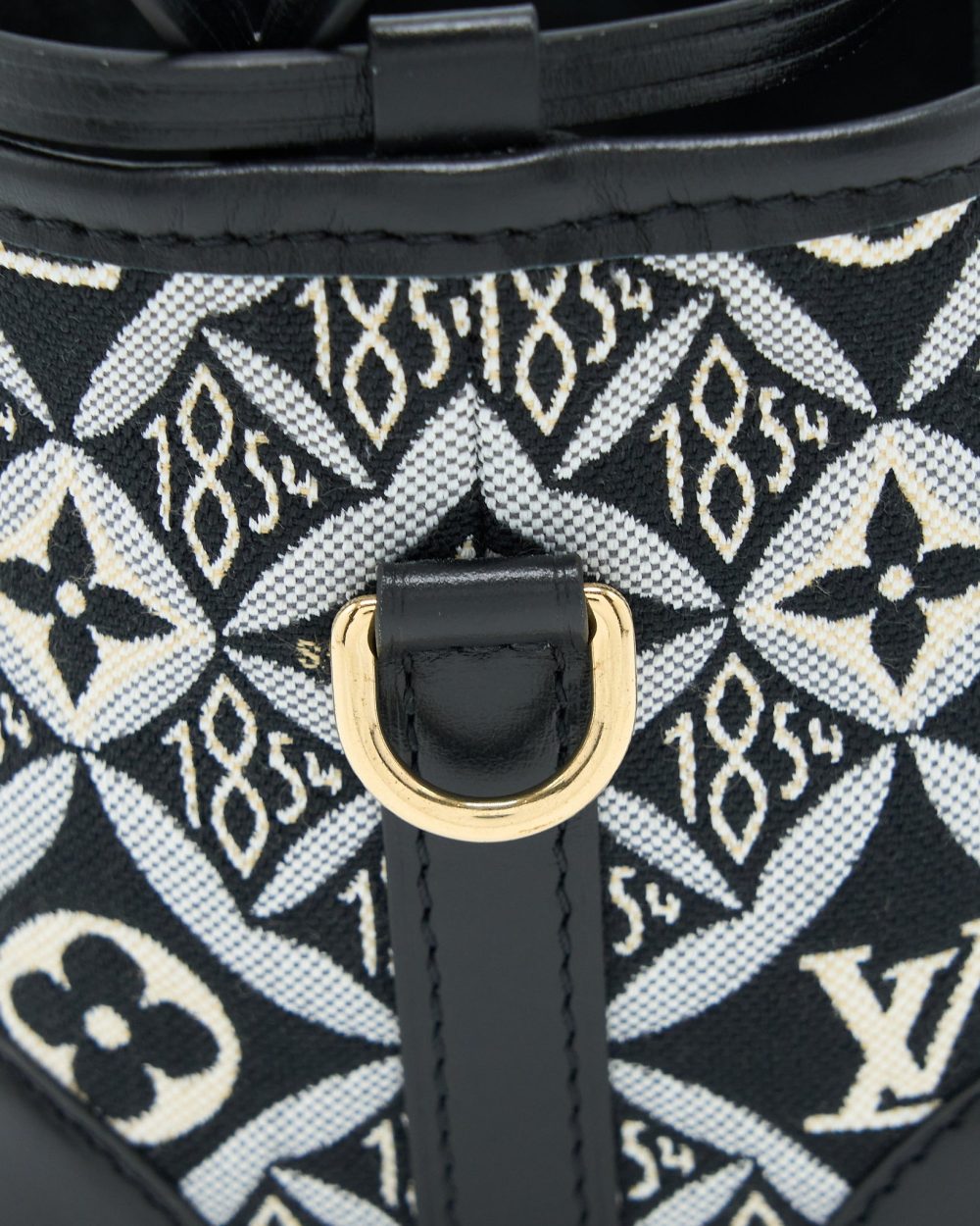 AAA Replica Louis Vuitton LV SINCE 1854 NOE PURSE CANVAS/LEATHER BLACK/MULTICOLOUR GHW