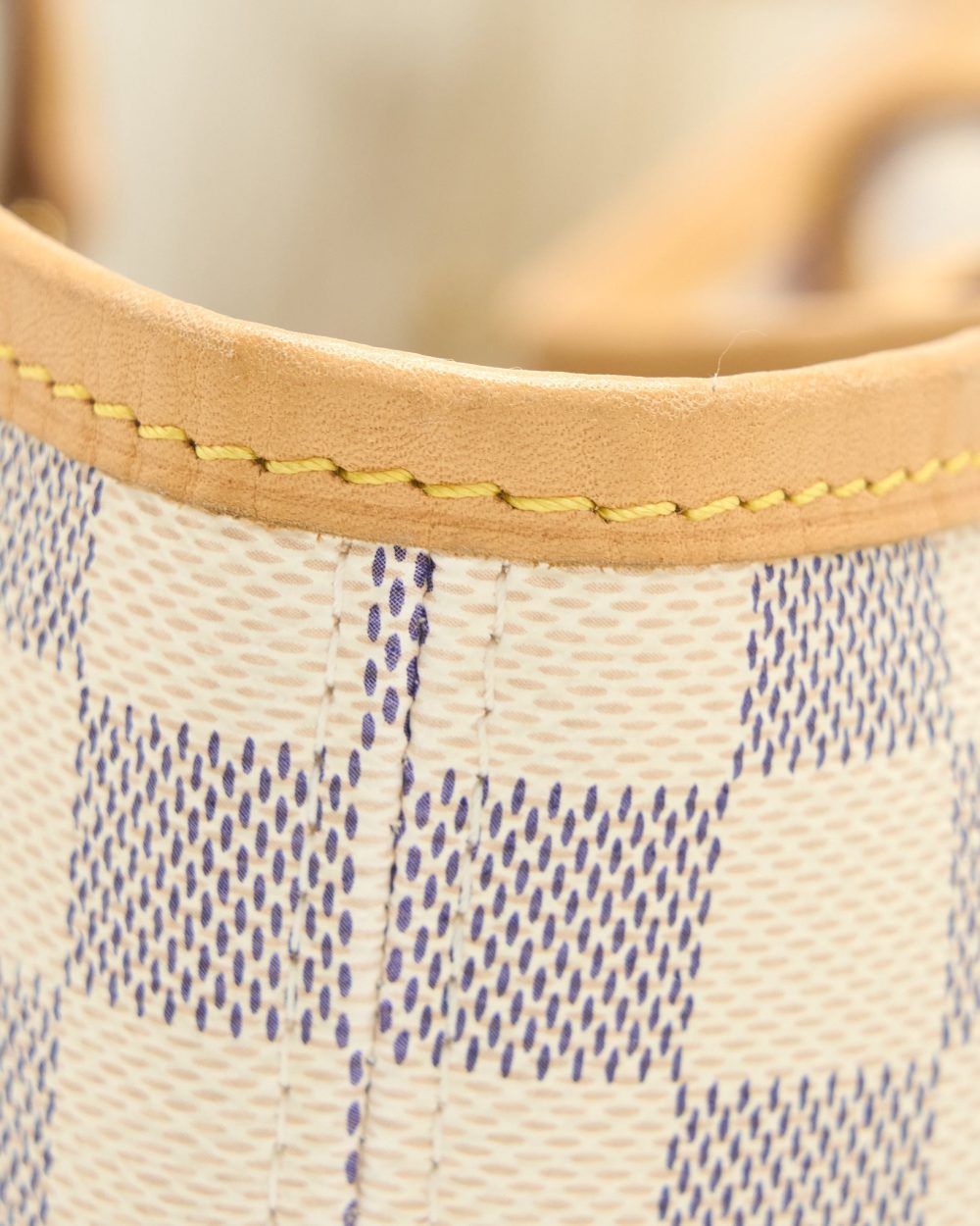 AAA Replica Louis Vuitton LV NEVERFULL MM DAMIER AZUR CANVAS GHW