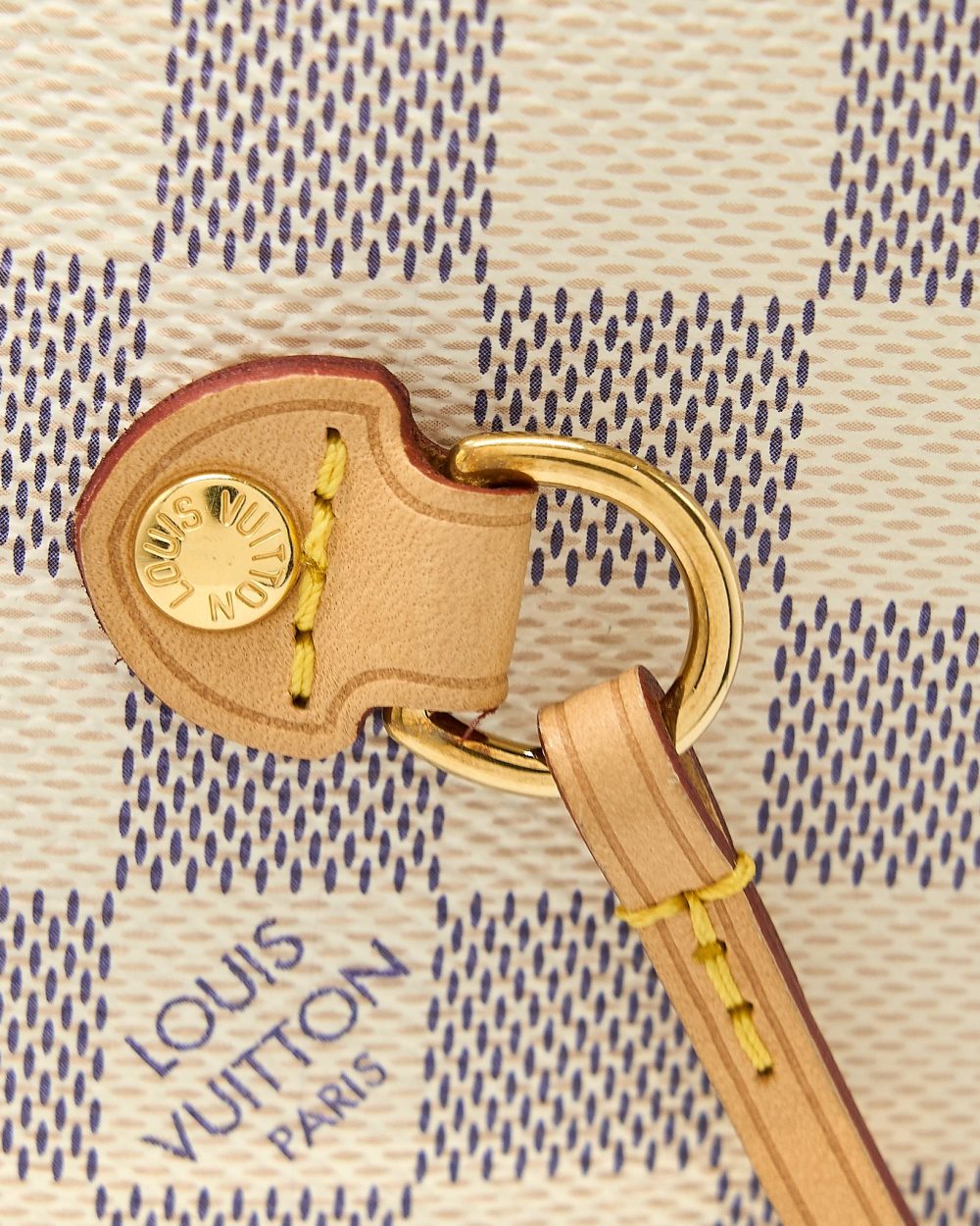 AAA Replica Louis Vuitton LV NEVERFULL MM DAMIER AZUR CANVAS GHW