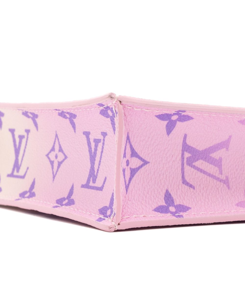 AAA Replica Louis Vuitton LV PETIT SAC PLAT MONOGRAM CANVAS SUNRISE PASTEL GHW (NEW VERSION)