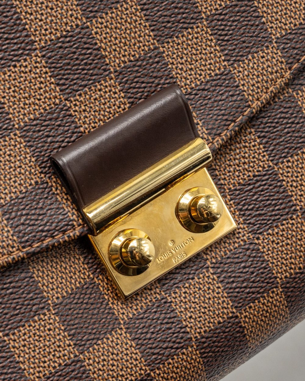 AAA Replica Louis Vuitton LV CROISETTE DAMIER EBENE CANVAS GHW